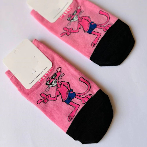 جوراب پلنگ صورتی