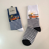 جوراب ساقدار طرح ماشین