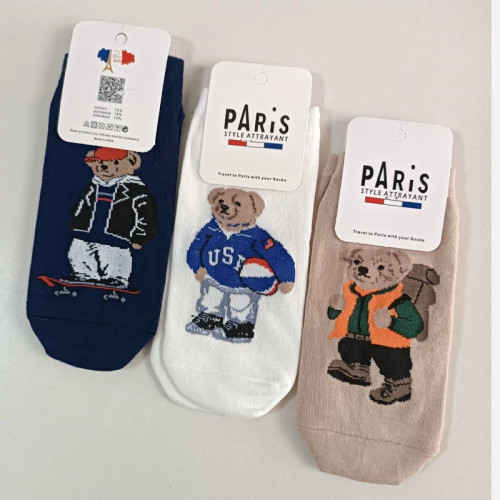 جوراب پسرانه خرسی