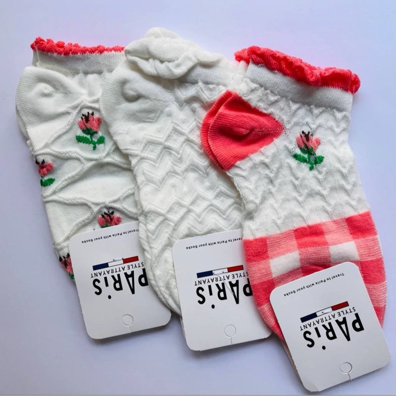 جوراب سرخابی جوراب گلگلی