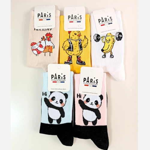 جوراب ساقدار طرحدار