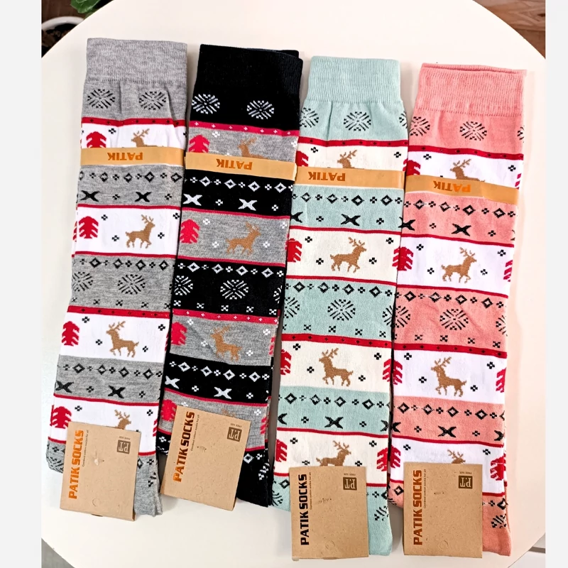 جوراب حوله ای زیرزانو توکرکی وارداتی اعلا جوراب گوزن اسکاتلندی سایز41 تا 36