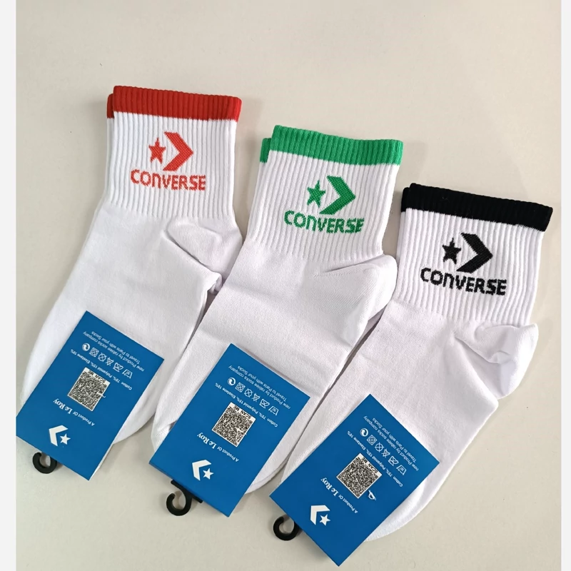 جوراب ورزشی نیمساق کشبافت پنبه اعلا پسرانه دخترانه جوراب ان بی جوراب کانورس سایز 44 تا 36