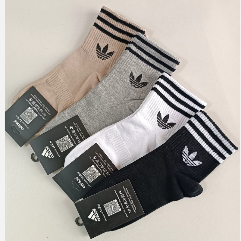 جوراب آدیداس نیمساق سوپر پنبه جوراب ورزشی جوراب اسپرت سایز 44 تا 36